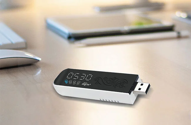 Communication de IAQ Mini Moniteur CO2 CM01
