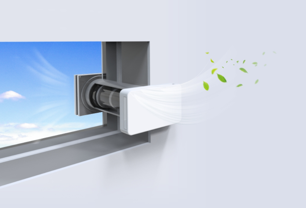 La technologie de capteur cubique avancée pour les ventilateurs muraux améliore la qualité de l'air intérieur